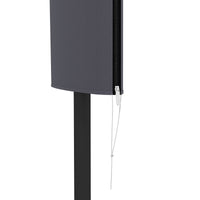 Garden Parasol Cover, Outdoor Cantilever Umbrella Cover with Zipper, Dark Grey