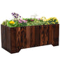 37.5"x15"x15.75" Raised Garden Bed, Wooden Planters for Outdoor Plants, Rectangle Vegetable Planter Box for Patio Deck Balcony Outdoor Gardening