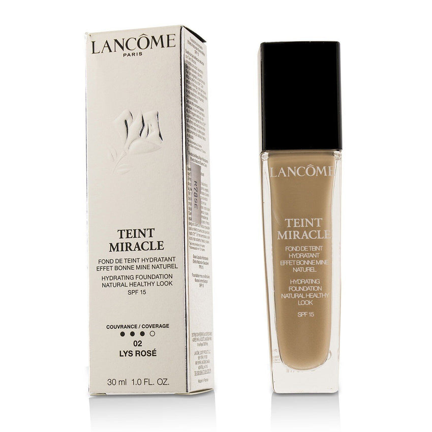 LANCOME - Teint Miracle Hydrating Foundation Natural Healthy Look SPF 15 - # 02 Lys Rose L9848401 / 437983 30ml/1oz