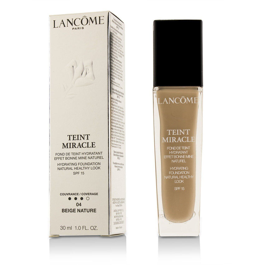 LANCOME - Teint Miracle Hydrating Foundation Natural Healthy Look SPF 15 - # 04 Beige Nature L9848701 / 438041 30ml/1oz