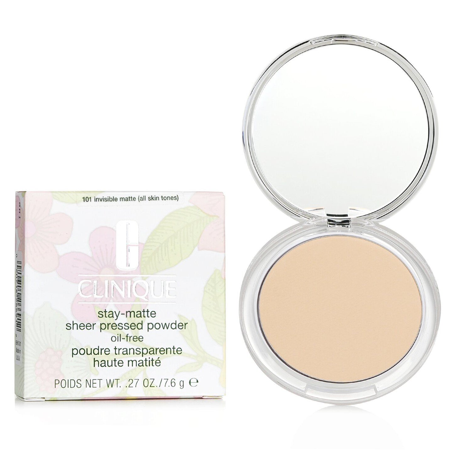 CLINIQUE - Stay Matte Powder Oil Free - No. 101 Invisible Matte 6HY1/6HX1/426691 7.6g/0.27oz