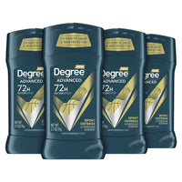 Degree Men Antiperspirant Deodorant Adventure Freshness and Odor Protection Deodorant for Men 2.7 Oz, (Pack of 4) Woodsy, Stick - 7DAY'S