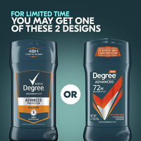Degree Men Antiperspirant Deodorant Adventure Freshness and Odor Protection Deodorant for Men 2.7 Oz, (Pack of 4) Woodsy, Stick - 7DAY'S