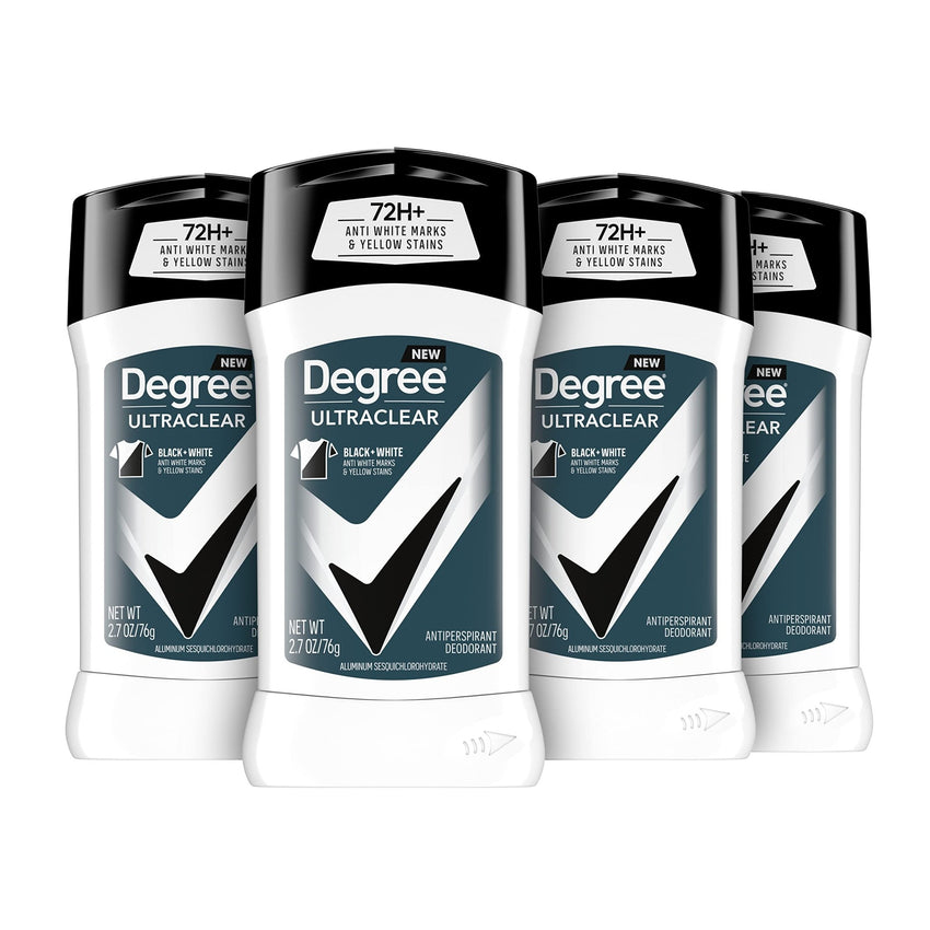 Degree Men Antiperspirant Deodorant Adventure Freshness and Odor Protection Deodorant for Men 2.7 Oz, (Pack of 4) Woodsy, Stick - 7DAY'S