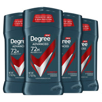 Degree Men Antiperspirant Deodorant Adventure Freshness and Odor Protection Deodorant for Men 2.7 Oz, (Pack of 4) Woodsy, Stick - 7DAY'S