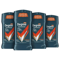 Degree Men Antiperspirant Deodorant Adventure Freshness and Odor Protection Deodorant for Men 2.7 Oz, (Pack of 4) Woodsy, Stick - 7DAY'S