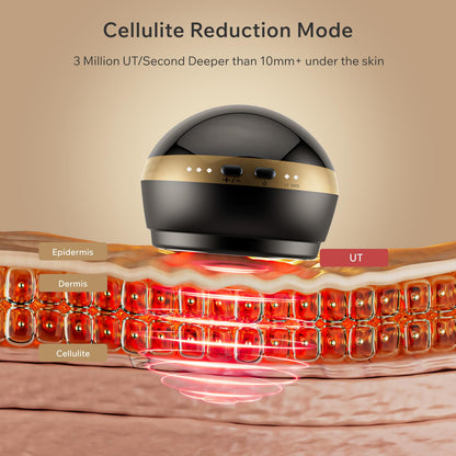 Depsoul Body Massager, 2 in 1 Professional Wireless Electric Massager, with 3 Gears for Belly, Waist, Leg, Butt, Arm - 7DAY'S