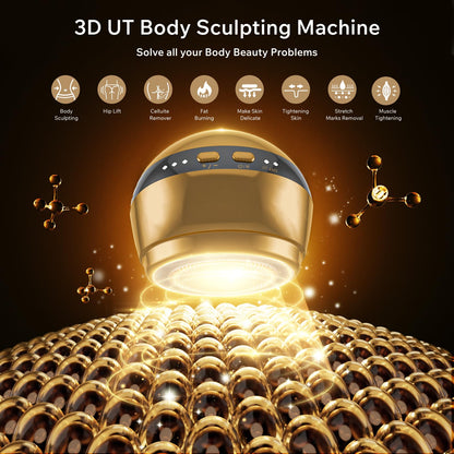 Depsoul Body Massager, 2 in 1 Professional Wireless Electric Massager, with 3 Gears for Belly, Waist, Leg, Butt, Arm - 7DAY'S