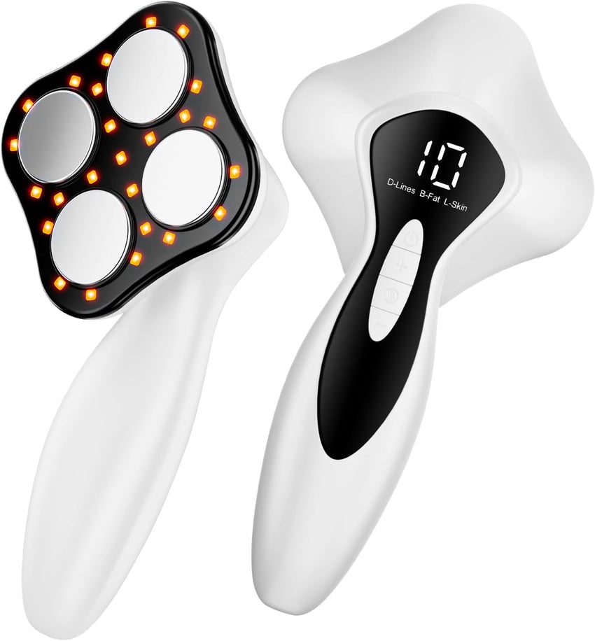 Depsoul Cellulite Massager Body Machine - 3 Modes 10 Levels with Heating Function Electric Massage Machine Body for Leg, Arm, Belly, Waist, Buttocks, Back - 7DAY'S
