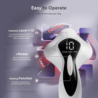 Depsoul Cellulite Massager Body Machine - 3 Modes 10 Levels with Heating Function Electric Massage Machine Body for Leg, Arm, Belly, Waist, Buttocks, Back - 7DAY'S