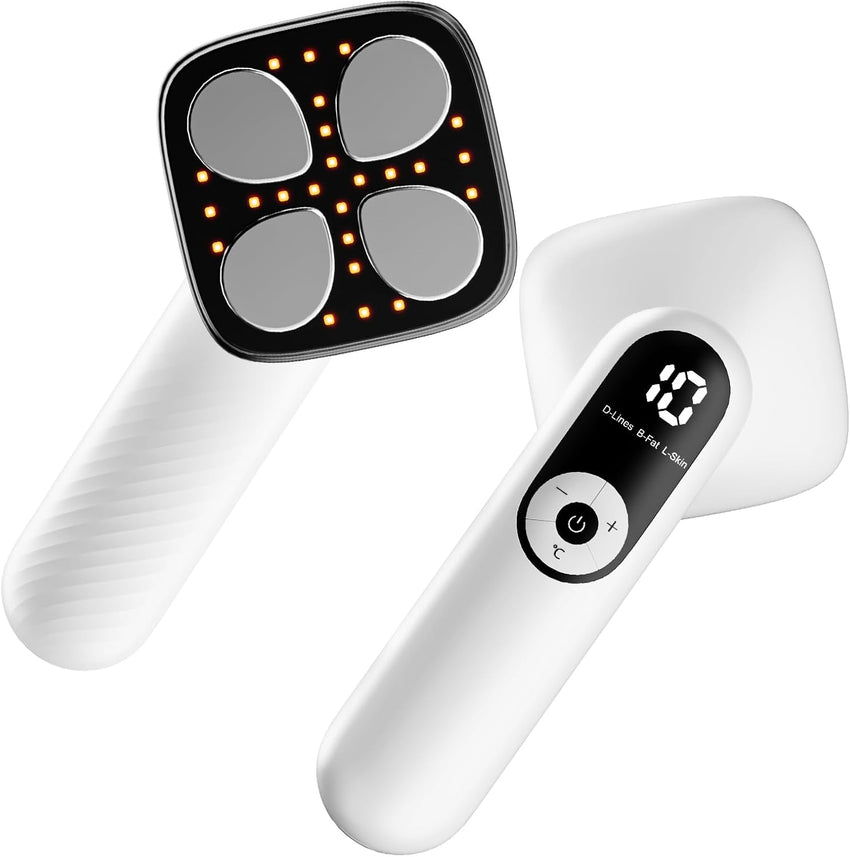 Depsoul Cellulite Massager for Women Handheld Body Massager - Cordless Massager for Belly, Arm, Waist, Leg, Butt, Back, White - 4g9722 - 7DAY'S