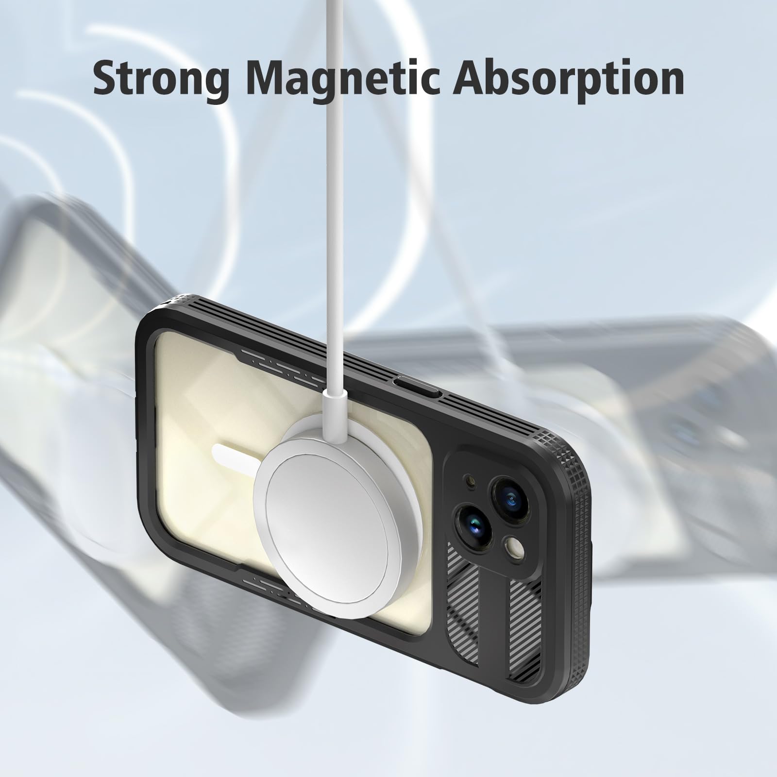 Designed for iPhone 15 Pro Max Metal Waterproof Case with Built - in Screen Protector, Metal Tough Cover Shockproof Dustproof Sturdy Durable Protective Case for iPhone 15 Pro Max - 7DAY'S