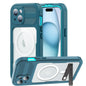 Designed for iPhone 15 Pro Max Metal Waterproof Case with Built - in Screen Protector, Metal Tough Cover Shockproof Dustproof Sturdy Durable Protective Case for iPhone 15 Pro Max - 7DAY'S