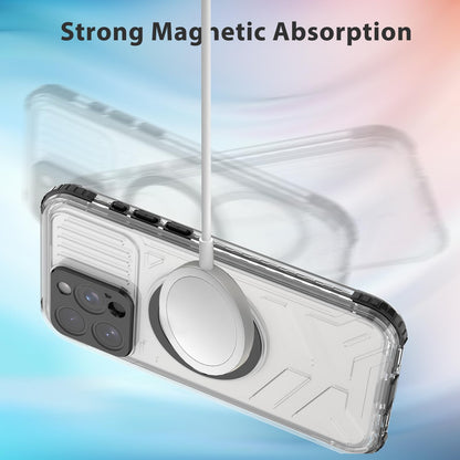 Designed for iPhone 15 Pro Max Metal Waterproof Case with Built - in Screen Protector, Metal Tough Cover Shockproof Dustproof Sturdy Durable Protective Case for iPhone 15 Pro Max - 7DAY'S