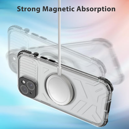 Designed for iPhone 15 Pro Max Metal Waterproof Case with Built - in Screen Protector, Metal Tough Cover Shockproof Dustproof Sturdy Durable Protective Case for iPhone 15 Pro Max - 7DAY'S