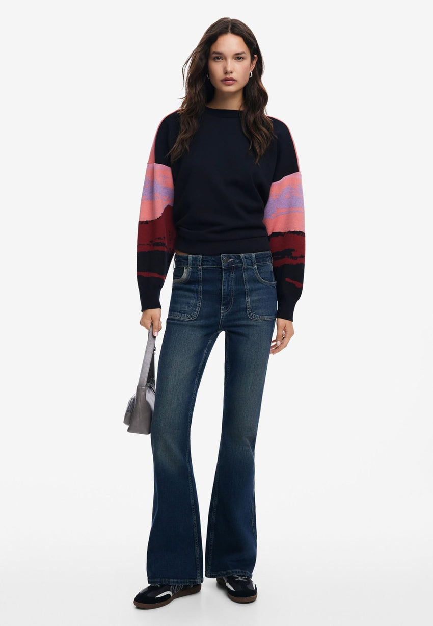 Desigual Women's Sunset Landscape Sweatshirt - 7DAY'S