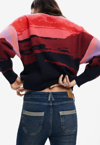 Desigual Women's Sunset Landscape Sweatshirt - 7DAY'S