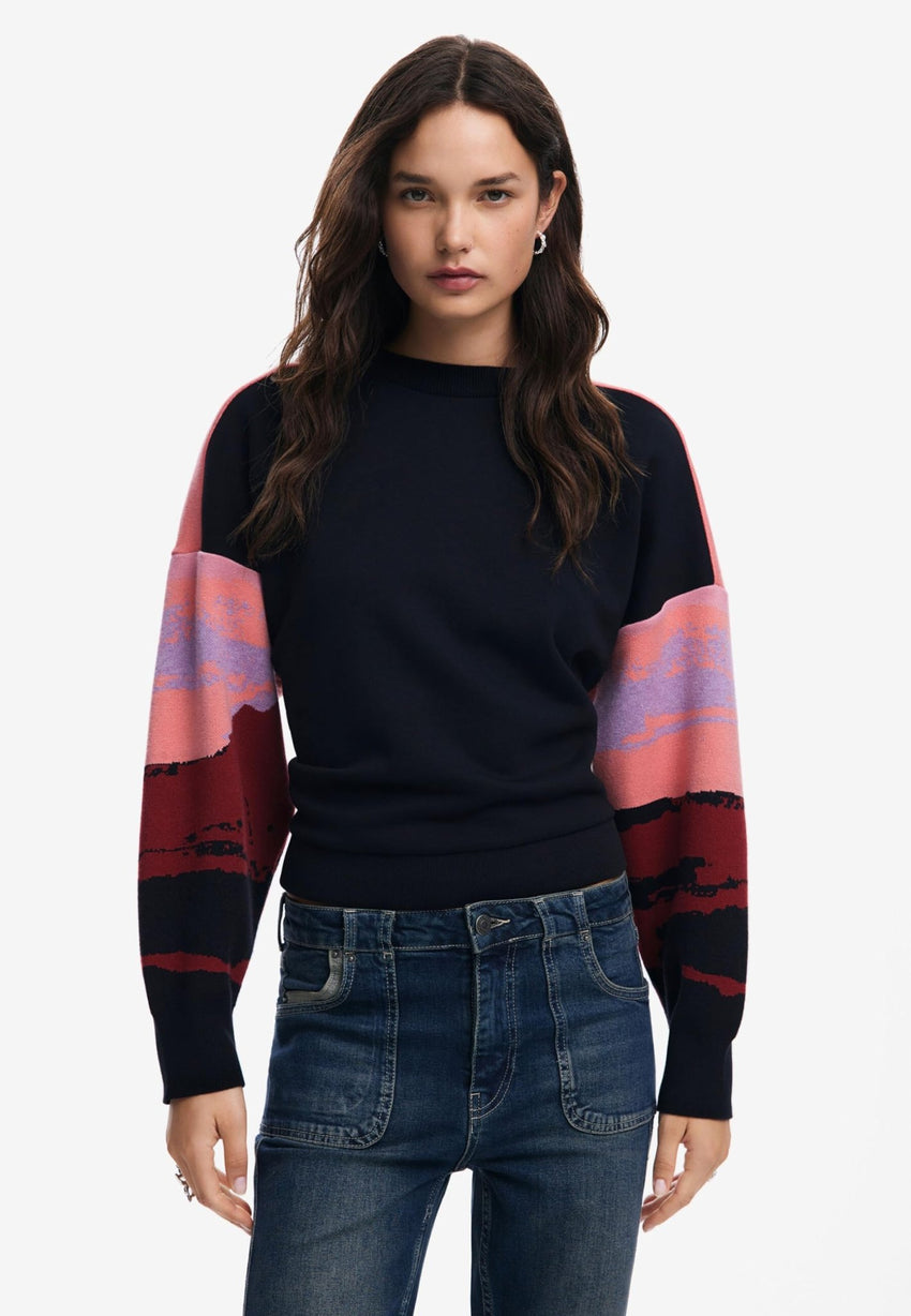 Desigual Women's Sunset Landscape Sweatshirt - 7DAY'S