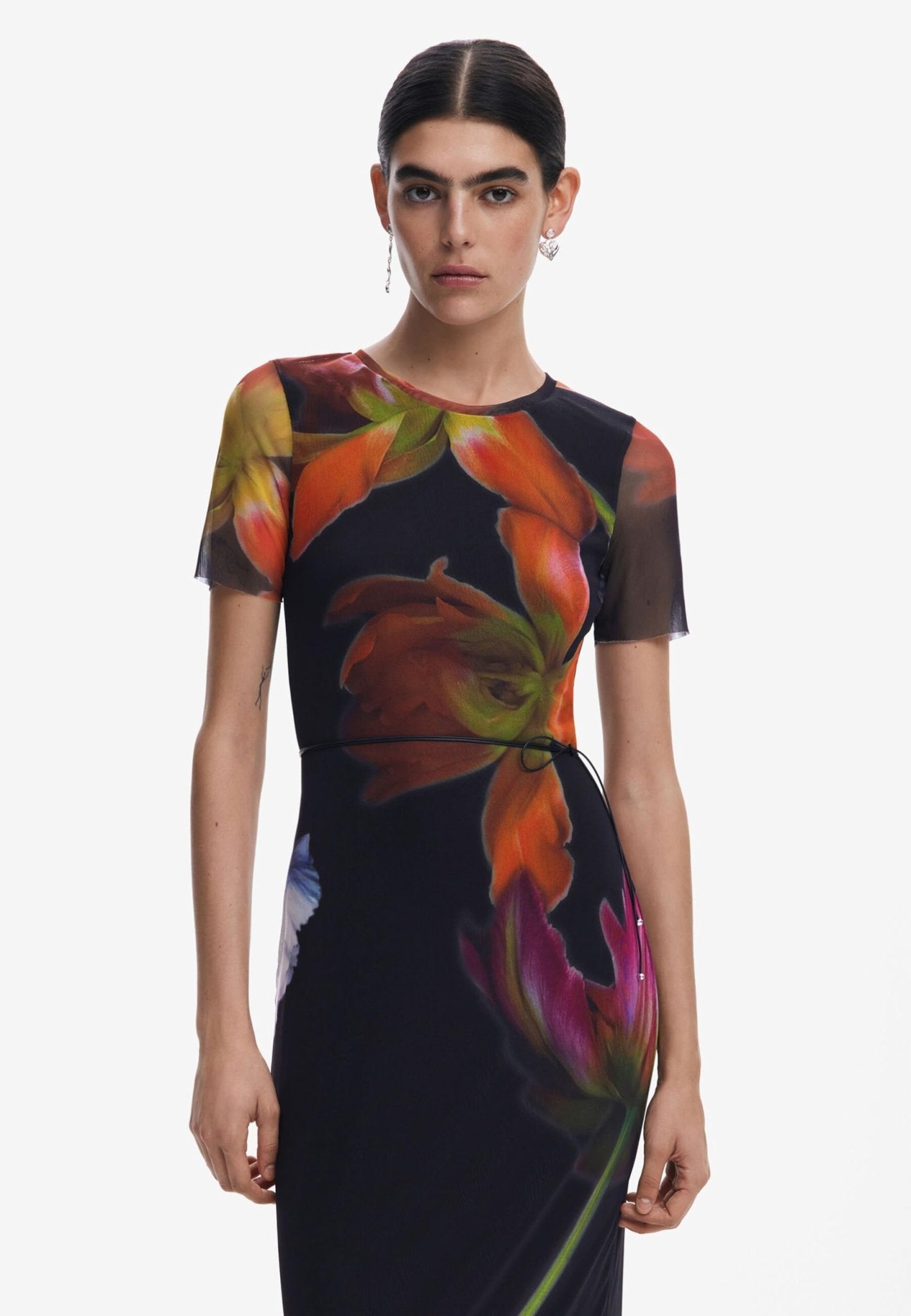 Desigual Women's Tulle Flower Dress - 7DAY'S