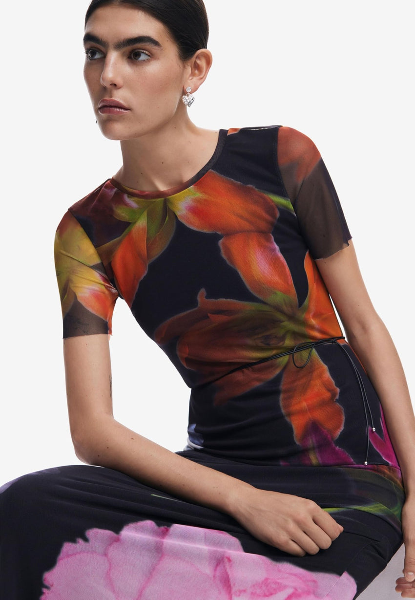Desigual Women's Tulle Flower Dress - 7DAY'S
