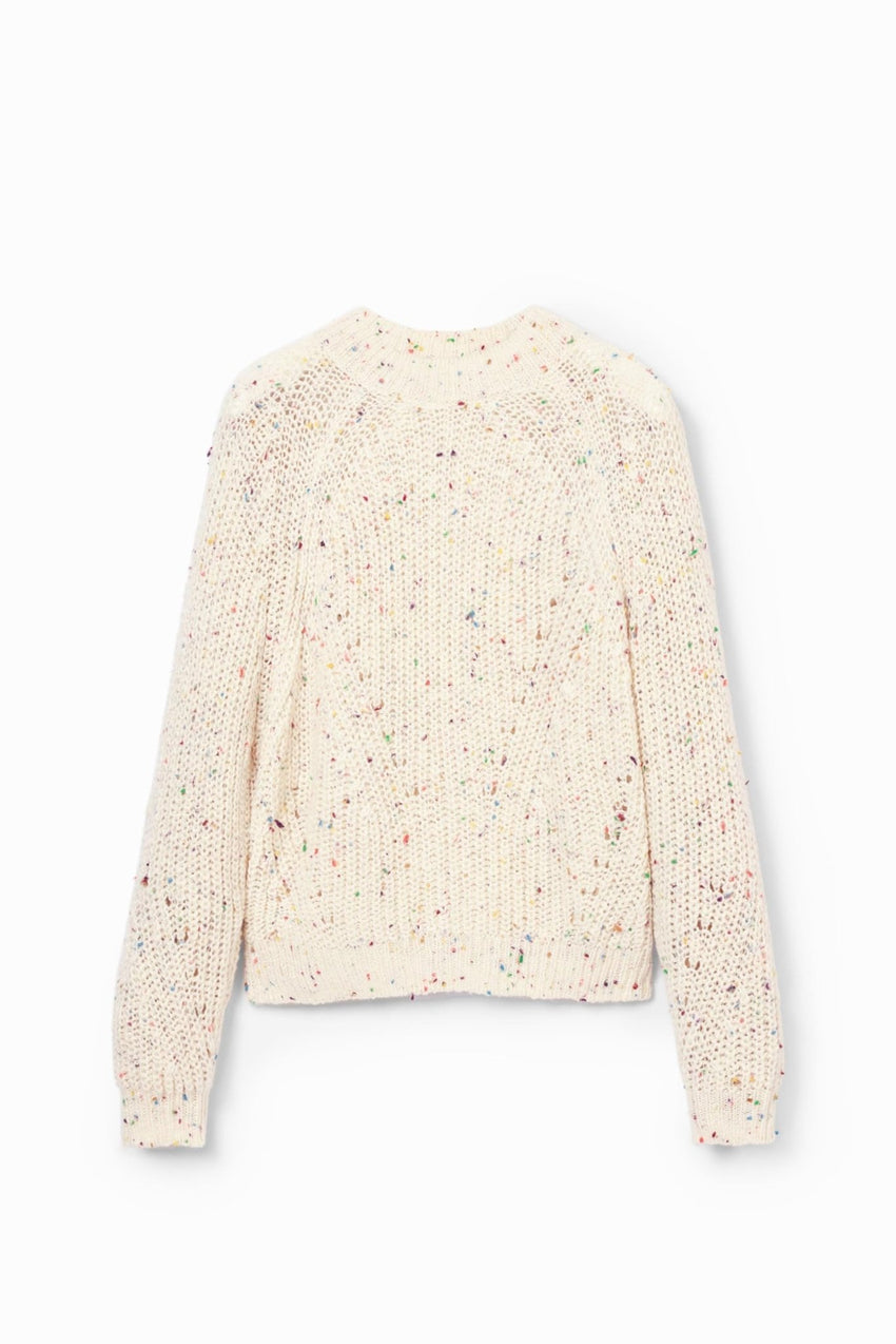 Desigual Women's Woman Flat Knit Thick Gauge Pullover - 7DAY'S