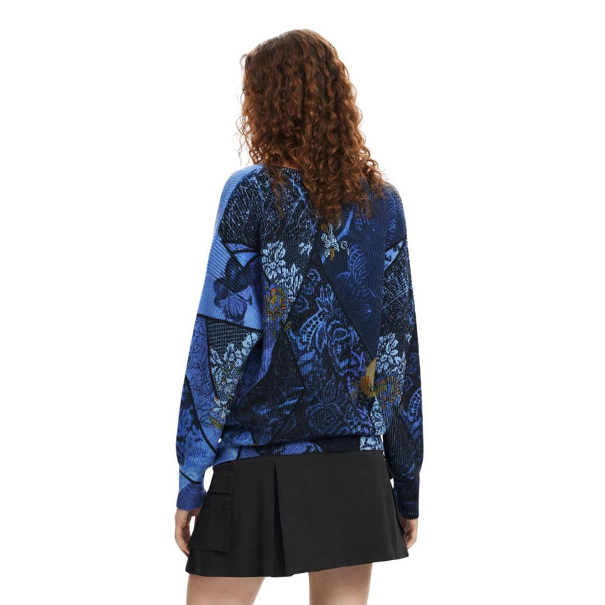Desigual Women's Woman Flat Knit Thick Gauge Pullover - 7DAY'S