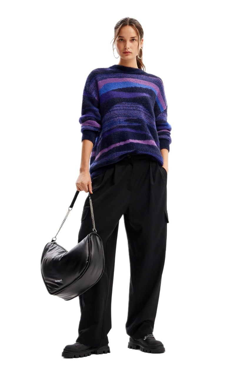 Desigual Women's Woman Flat Knit Thick Gauge Pullover - 7DAY'S