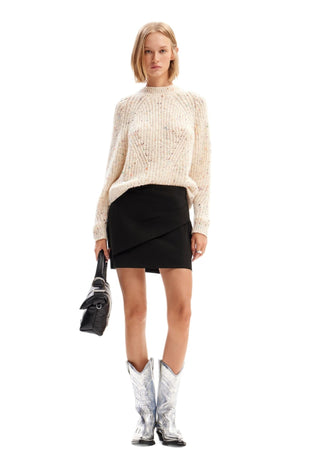 Desigual Women's Woman Flat Knit Thick Gauge Pullover - 7DAY'S