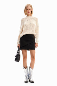 Desigual Women's Woman Flat Knit Thick Gauge Pullover - 7DAY'S
