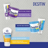 Desitin Maximum Strength Baby Diaper Rash Cream, 40% Zinc Oxide for Treatment, Relief & Prevention, Hypoallergenic, Phthalate - & Paraben - Free Paste, Protects Skin for 12 Hours, 4.8 oz - 7DAY'S