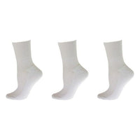 Diabetic/Arthritic Cushioned Cotton Ankle Socks 3 Pack Women Socks - 7DAY'S