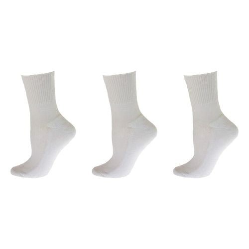Diabetic/Arthritic Cushioned Cotton Ankle Socks 3 Pack Women Socks - 7DAY'S