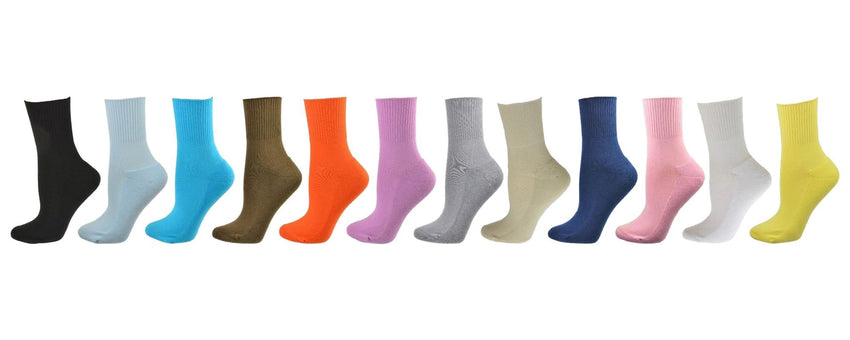 Diabetic/Arthritic Cushioned Cotton Ankle Socks 3 Pack Women Socks - 7DAY'S