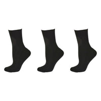 Diabetic/Arthritic Cushioned Cotton Ankle Socks 3 Pack Women Socks - 7DAY'S