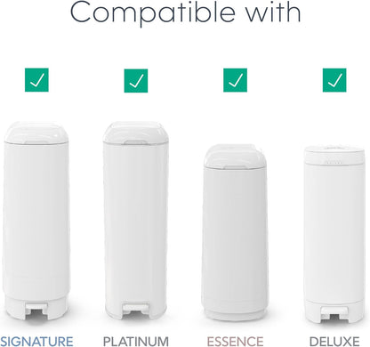 Diaper Genie Easy Roll Refill | 30 Bags Per Refill | Holds Up to 1410 Newborn Diapers | Odor Control | Diaper Pail Refill Bags | Fits Diaper Genie Signature & Platinum Pails - 7DAY'S