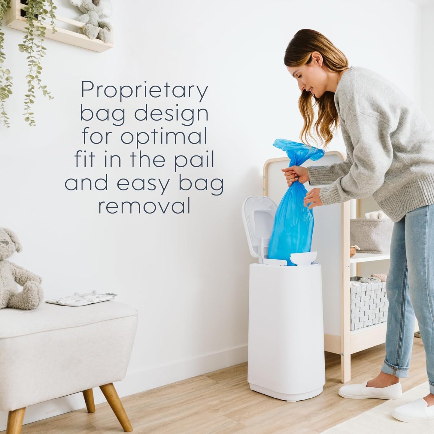 Diaper Genie Easy Roll Refill | 30 Bags Per Refill | Holds Up to 1410 Newborn Diapers | Odor Control | Diaper Pail Refill Bags | Fits Diaper Genie Signature & Platinum Pails - 7DAY'S