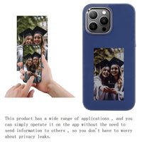 DIY E - Ink Phone Case for iPhone 15 Pro Max APP Operation Smart Photo Rear Projection Customiza Phone Case Instantly Display Photos On The Ink Screen Back Cover Personalize Your Phone case - 7DAY'S