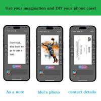 DIY E - Ink Phone Case for iPhone 15 Pro Max APP Operation Smart Photo Rear Projection Customiza Phone Case Instantly Display Photos On The Ink Screen Back Cover Personalize Your Phone case - 7DAY'S