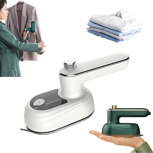 Dodorado Steam Iron, Peachloft Steamer, Portable Steamer for Clothes Travel, Household Handheld Portable Garment Steamer, Travel Size Clothes Steamers, Handheld Portable Iron, Rapid Heating (White) - 7DAY'S