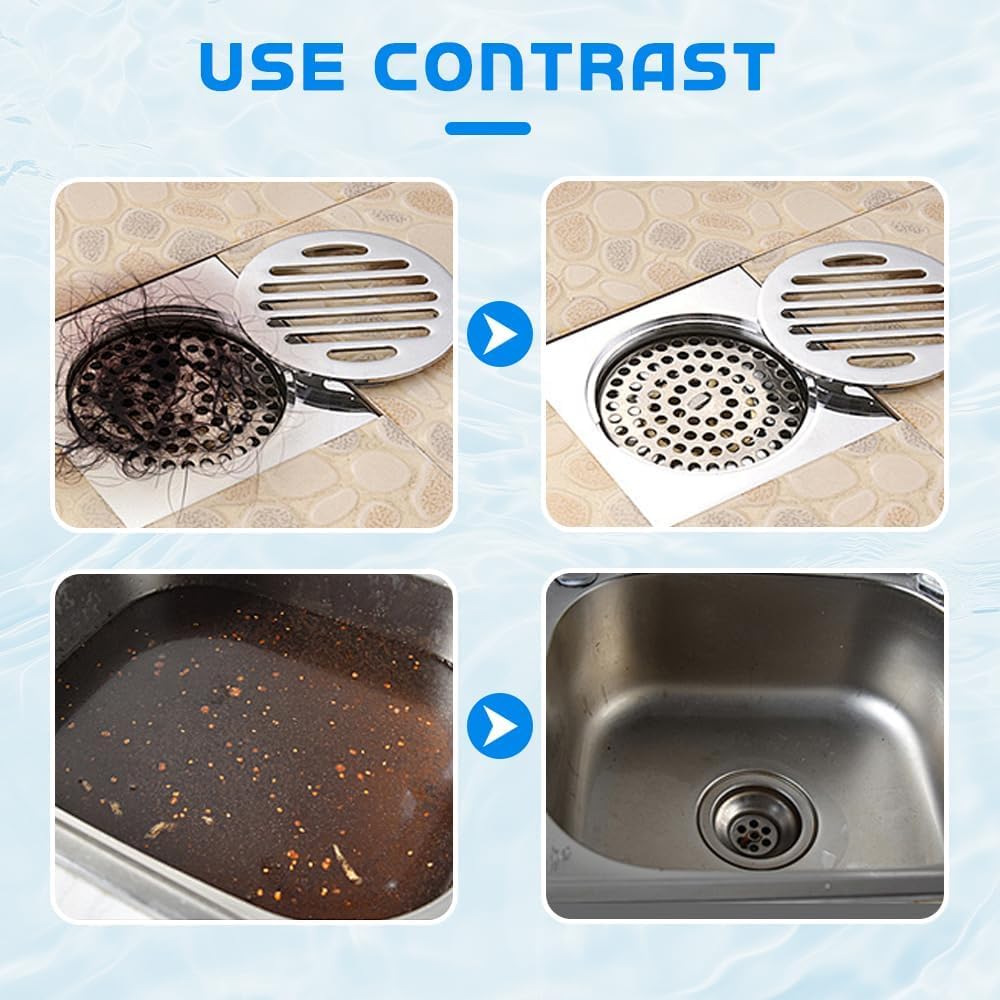 DodoradoDrain Cleaner, Benighty Drain Cleaner, Worldtornado Sink DrainCleaner, Powerful Sink & DrainCleaner, Dredge Blast Pipe Cleaner, Powerful Pipe Dredging Agent for Home Kitchen Toilet (2) - 7DAY'S
