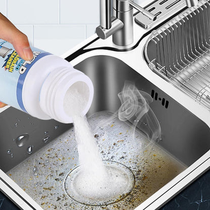 DodoradoDrain Cleaner, Benighty Drain Cleaner, Worldtornado Sink DrainCleaner, Powerful Sink & DrainCleaner, Dredge Blast Pipe Cleaner, Powerful Pipe Dredging Agent for Home Kitchen Toilet (2) - 7DAY'S