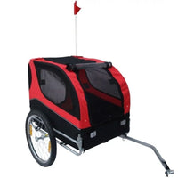 Dog Bike Trailer Lassie Red - 7DAY'S