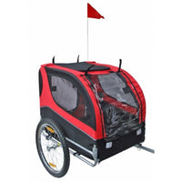 Dog Bike Trailer Lassie Red - 7DAY'S