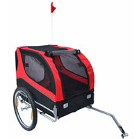 Dog Bike Trailer Lassie Red - 7DAY'S