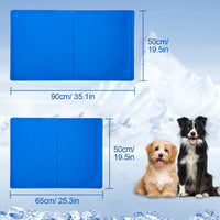 Dog Cooling Mat, Pet Cooling Mat for Dogs and Cats, Pressure Activated Dog Cooling Pad, No Water or Refrigeration Needed, Non - Toxic Gel - 7DAY'S