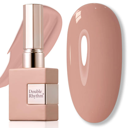 Double Rhythm 15ML Gel Nail Polish Pure Sheer Same Color Same Bottle Soak Off Gel Polish Art Manicure Salon DIY at Home for Women (Milky White - A1075) - 7DAY'S