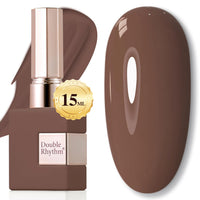 Double Rhythm 15ML Gel Nail Polish Pure Sheer Same Color Same Bottle Soak Off Gel Polish Art Manicure Salon DIY at Home for Women (Milky White - A1075) - 7DAY'S