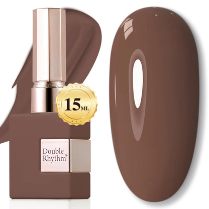 Double Rhythm 15ML Gel Nail Polish Pure Sheer Same Color Same Bottle Soak Off Gel Polish Art Manicure Salon DIY at Home for Women (Milky White - A1075) - 7DAY'S