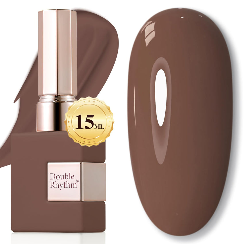 Double Rhythm 15ML Gel Nail Polish Pure Sheer Same Color Same Bottle Soak Off Gel Polish Art Manicure Salon DIY at Home for Women (Milky White - A1075) - 7DAY'S