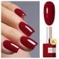 Double Rhythm 15ML Gel Nail Polish Pure Sheer Same Color Same Bottle Soak Off Gel Polish Art Manicure Salon DIY at Home for Women (Milky White - A1075) - 7DAY'S